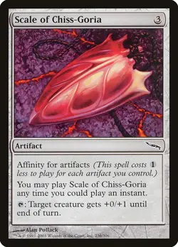 SCALE OF CHISS-GORIA - Mirrodin - MTG Magic the Gathering Card - Common - Image 1
