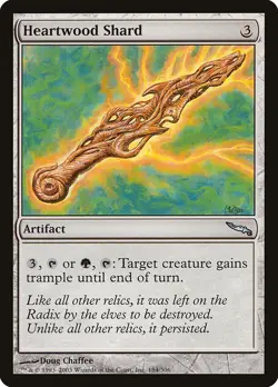 HEARTWOOD SHARD - Mirrodin - MTG Magic the Gathering Card - Uncommon - Image 1