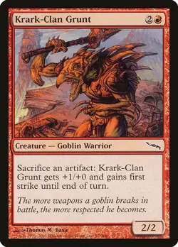 KRARK-CLAN GRUNT - Mirrodin - MTG Magic the Gathering Card - Common - Image 1