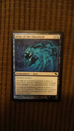 Magic: the Gathering / MtG Helm of the Ghastlord x1 Shadowmoor - Image 1