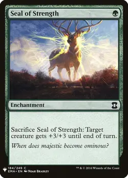 Seal of Strength - Mystery Booster #184/249 MTG Magic The Gathering - Image 1
