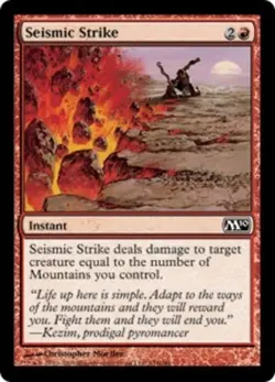 Seismic Strike - Magic 2010 (M10) #154/249 MTG Magic The Gathering - Image 1