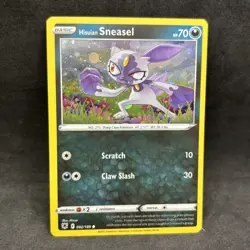 Pokemon TCG - Hisuian Sneasel 092/189 Cosmos Holo - Astral Radiance - NM - Image 1
