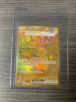 Pokemon Pikachu ex 179/131 - Hyper Rare Gold - Prismatic Evolutions - Image 1