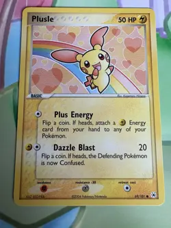 2004 Pokemon Plusle Common Hidden Legends 69/101 NM - Image 1