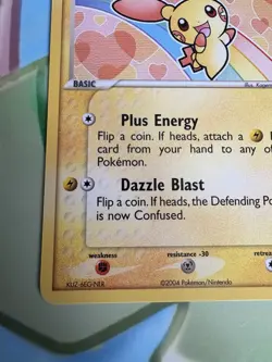 2004 Pokemon Plusle Common Hidden Legends 69/101 NM - Image 5