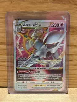 Arceus Vstar Pokemon SWSH09 Brilliant Stars Ultra Rare - Image 1