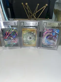 CGC 8.5-9.5 Gem Mint Japanese Pokemon Cards Of 3 Lot - Image 1