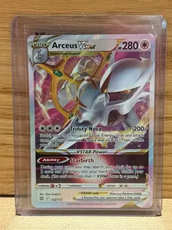 Arceus Vstar Pokemon SWSH09 Brilliant Stars Ultra Rare - Image 1