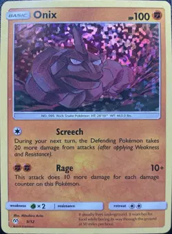 Moderately Played, English - 1 x Pokemon Onix - 9/12 - McDonald's Promo 2019 McD - Image 1