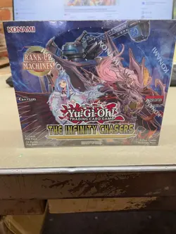 Yugioh The Infinity Chasers Booster Box 1st Edition Sealed Konami - Image 1
