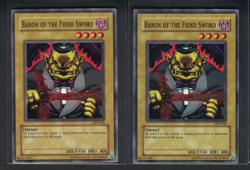 Yugioh Baron of The Fiend Sword SDY-036 Common Unlimited LP x2 - Image 1