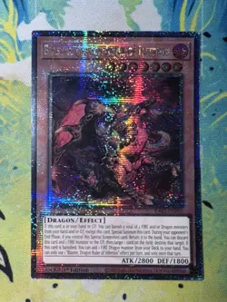 RA03-EN010 Blaster, Dragon Ruler of Infernos Quarter Century Secret Rare YuGiOh - Image 1