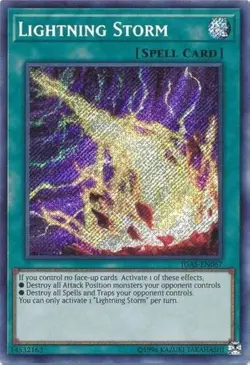 YUGIOH LIGHTNING STORM IGAS-EN067 SECRET unlimited LP - Image 1