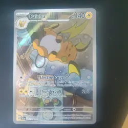 Pokemon TCG Raichu Holo Card Scarlet & Violet Paldea Evolved 211/193 IR - Image 2