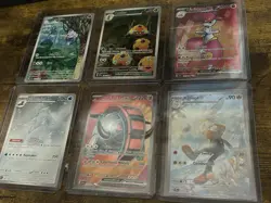 Small Lot Of Pokemon Illustration Rare And Full Art Cards Near Mint - Image 1