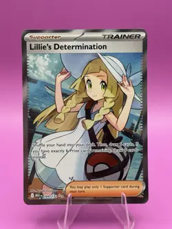 Pokemon TCG Mega Evolution Lillie’s Determination Full Art Trainer Card 169 NM - Image 1