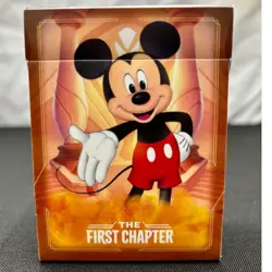 Ravensburger Disney Lorcana: The First Chapter Mickey Mouse 80-Card Deck Box - Image 1