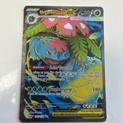 Pokemon Mega Evolution Mega Venusaur EX Ultra Rare Card 155/132 NM - Image 2