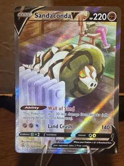 Pokemon TCG Sandaconda v Alternate Art Holo Ultra Rare Card 252/264 NM/Mint - Image 1