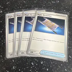4x Night Stretcher 061/064 Playset SV Shrouded Fable Pokemon TCG Cards - Image 1