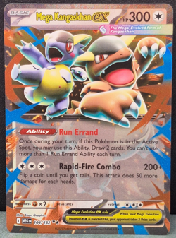 Mega Kangaskhan ex Double Rare 104/132 Mega Evolution Pokemon TCG Near Mint Card - Image 1