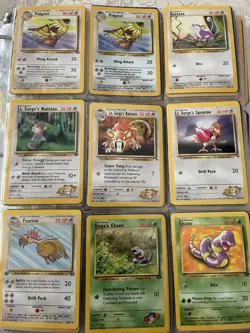 Pokemon collection personal binder #366 cards with a Charizard, Raichu, & more - Image 4