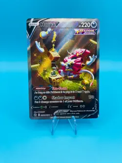Hoopa V GG53/GG70 Holo Ultra Rare Crown Zenith Pokemon TCG Card NM/M - Image 1