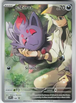 N's Zorua - Promo SV: Scarlet & Violet Promo Cards 189 LP-NM - Image 1