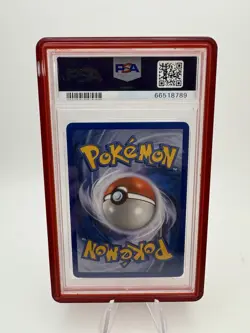 Pokemon Entei Gold Star Holo Rare Card 113/115 PSA 7 NM-MT EX Unseen Forces 2005 - Image 2