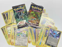 Pokemon Ex Team Rocket Returns Non Holo Lot 54 Cards All MINT + 2 Empty Wrappers - Image 1