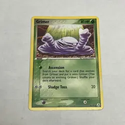 Grimer 54/92 VLP - EX Legend Maker Pokemon Card - Tomokazu Komiya Art - Image 1