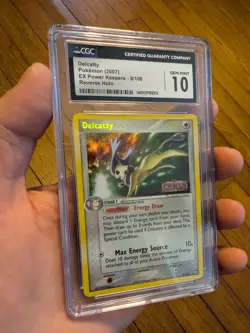(POP 12) CGC 10 GEM MINT Delcatty Power Keepers 8/108 Holo Stamped Pokemon CARD - Image 2