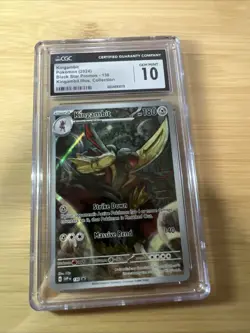 CGC 10 Kingambit 130 Full Art Black Star Promo Illus. Collection Pokemon Card - Image 1