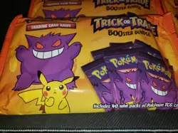New Pokemon TCG BOOster Bundle Trick Or Trade 40 Mini Packs of 3 Cards 820650850783 - Image 1
