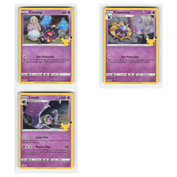 3x Cosmog Lot Cosmoem Lunala 13 Sword Shield Celebrations Pokemon Cards Set TCG - Image 1