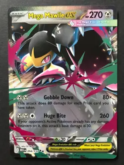 Mega Mawile ex 094/132 Mega Evolution Pokemon Cards DOUBLE RARE HOLO Near Mint - Image 1