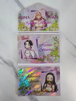 Lovely Zhi Lian - Anime Waifu Trifold Wedding Trading Card - Demon Slayer - Image 1