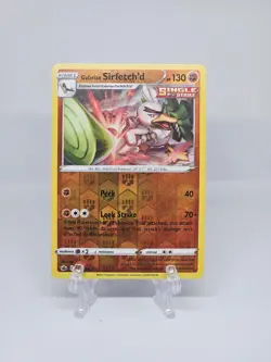079/198 GALARIAN SIRFETCH'D | RARE REVERSE HOLO | CHILLING REIGN POKEMON CARD - Image 1