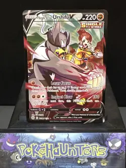 Pokemon Card Single Strike Urshifu V Sword & Shield Brilliant Stars TG18/TG30 NM - Image 1