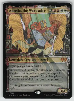 Aurelia, the Warleader (Halo Foil) M March of the Machine: Multiverse Legends 16 - Image 1