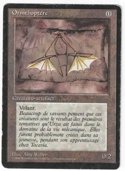 ►Magic-Style◄ MTG - Ornithopter - French Revised FBB - Played - Image 1