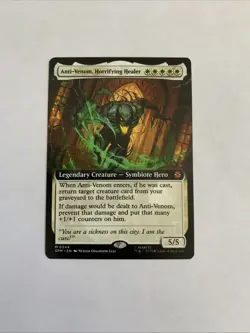 MTG, Anti-Venom, Horrifying Healer (#244) Spider-Man, Non-Foil, NM Extended Art - Image 1