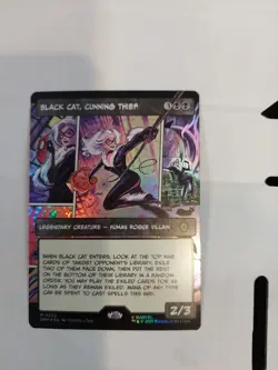 Black Cat, Cunning Thief (Borderless) Marvel's Spider-Man Foil - Image 1