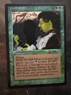 *** ARABIAN NIGHTS Ifh-Biff Efreet *** NM-Mint Beauty! - DUTY FREE - Magic MtG - Image 1