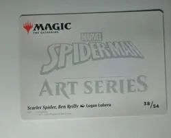 MTG Marvel Art Series #38/54 Scarlet Spider Ben Reilly Logan Lubera Spider-Man - Image 2
