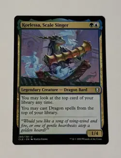 MTG Korlessa, Scale Singer - Commander Legends: Battle for Baldur's Gate NM - Image 1