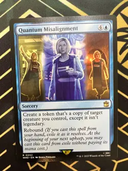 Quantum Misalignment NM MTG Universes Beyond: Doctor Who Regular - Image 1