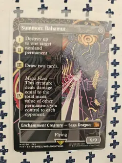 MTG Summon: Bahamut (Borderless) Final Fantasy Regular - Image 1