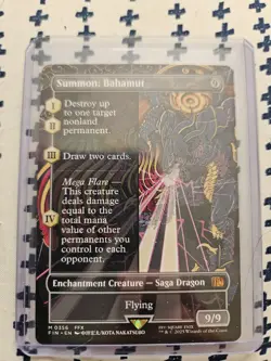 MTG Summon: Bahamut (Borderless) Final Fantasy Regular - Image 2